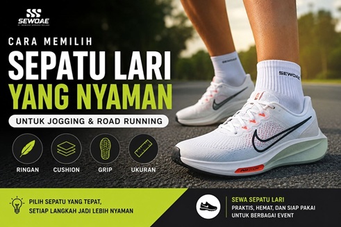 Cara Memilih Sepatu Lari yang Nyaman untuk Jogging dan Road Running
